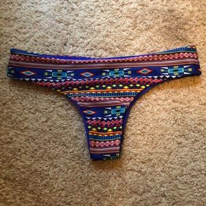 Tribal print bikini bottoms